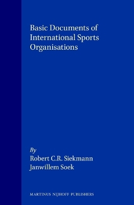 Basic Documents of International Sports Organisations - 