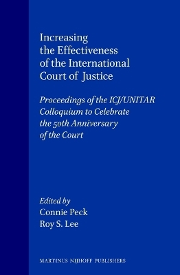 Increasing the Effectiveness of the International Court of Justice - 