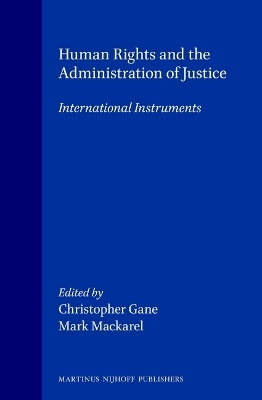 Human Rights and the Administration of Justice - 