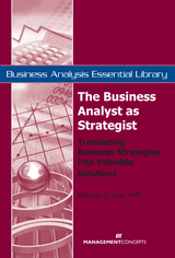 The Business Analyst as Strategist - Kathleen B. Hass
