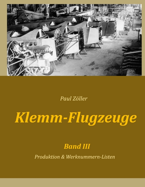 Klemm-Flugzeuge III - Paul Zöller