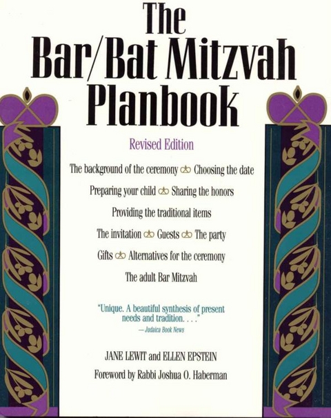 Bar/Bat Mitzvah Planbook -  Ellen Epstein,  Jane Lewit