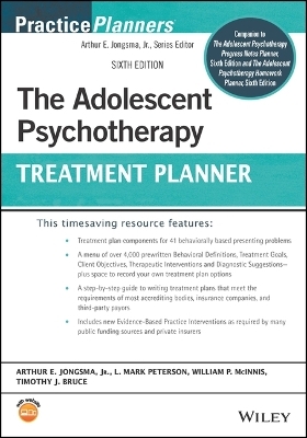 The Adolescent Psychotherapy Treatment Planner