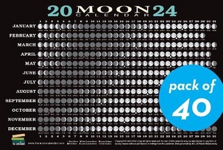 2024 Moon Calendar Card (40 Pack)