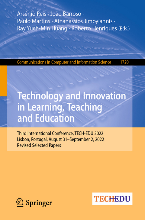 Technology and Innovation in Learning, Teaching and Education - 