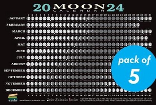 2024 Moon Calendar Card (5 pack)
