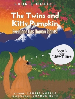 The Twins and Kitty Pumpkin - Laurie Noelle