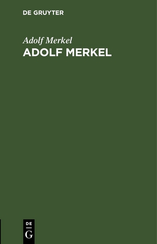 Adolf Merkel