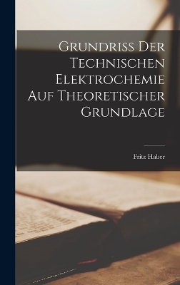 Grundriss Der Technischen Elektrochemie Auf Theoretischer Grundlage - Fritz Haber