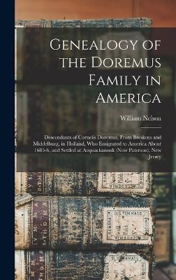 Genealogy of the Doremus Family in America