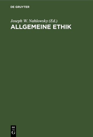 Allgemeine Ethik