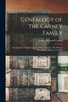 Genealogy of the Carney Family