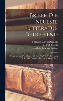 Briefe, Die Neueste Litteratur Betreffend
