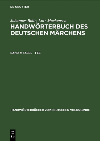Johannes Bolte; Lutz Mackensen: Handwörterbuch des deutschen Märchens / Fabel – Fee