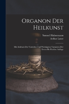 Organon Der Heilkunst