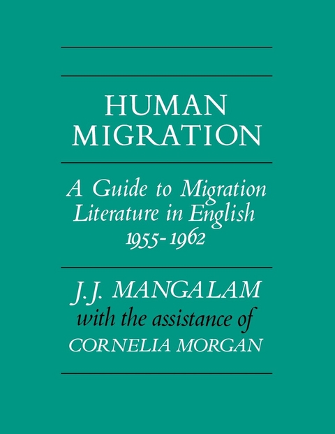 Human Migration -  J. J. Mangalam