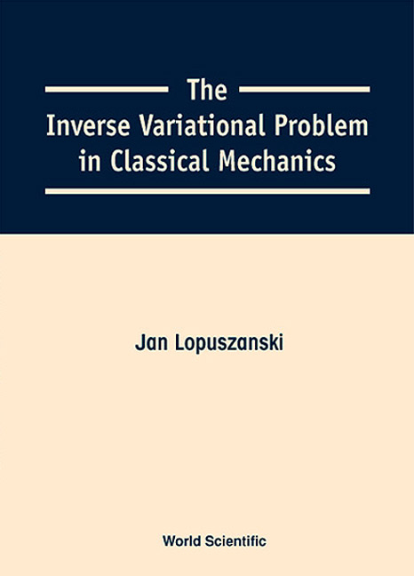INVERSE VARIATIONAL PROBLEM IN... - Jan Lopuszanski