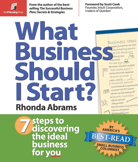 What Business Should I Start? - Rhonda Abrams