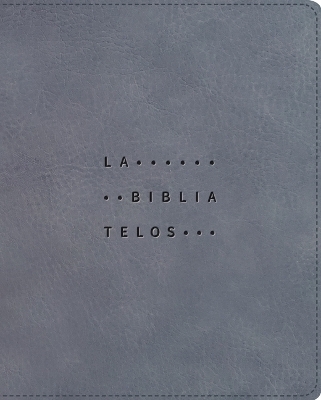 Nvi, La Biblia Telos Para J&oacute;venes, Revisi&oacute;n 2022, Leathersoft, Gris, Interior a DOS Colores, Comfort Print -  Nueva Versi&oacute;n Internacional