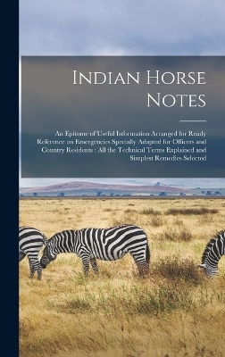 Indian Horse Notes