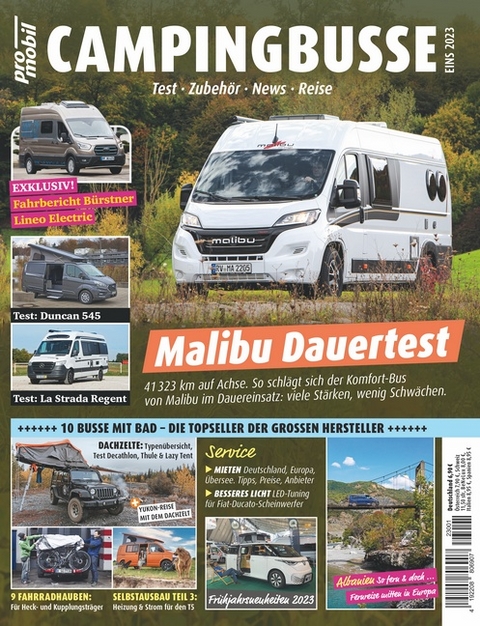 pro mobil Extra Campingbusse - Malibu Dauertest
