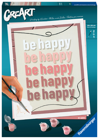 CreArt Gallery Wall - Be Happy