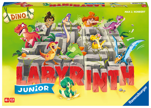 Dino Junior Labyrinth - Kinderspiel ab 4 Jahre - Max J. Kobbert