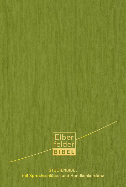 Elberfelder Studienbibel, Kunstleder, mit Sprachschl&uuml;ssel und Handkonkordanz