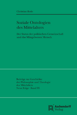 Soziale Ontologien des Mittelalters - Christian Rode