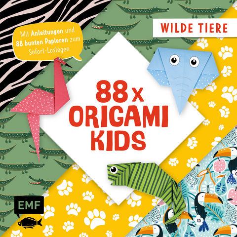 88 x Origami Kids &ndash; Wilde Tiere - Thade Precht