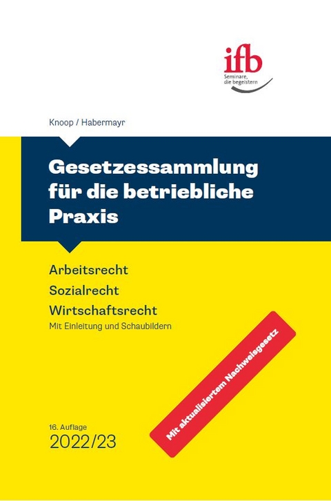 Gesetzessammlung für die betriebl. Praxis - Peter Knoop, Martin Habermayr