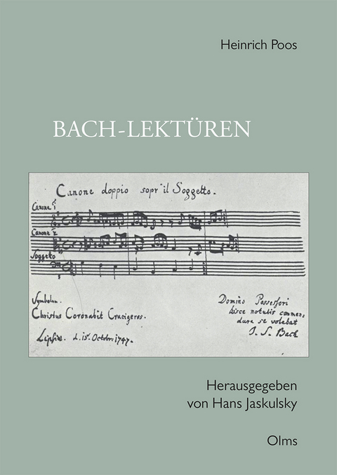 Bach-Lekt&uuml;ren - Heinrich Poos