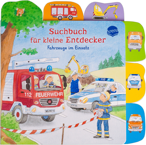 Suchbuch f&uuml;r kleine Entdecker. Fahrzeuge im Einsatz