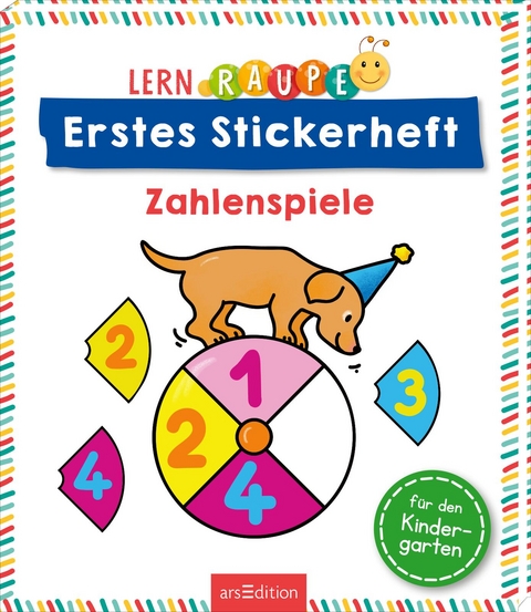 Lernraupe &ndash; Erstes Stickerheft &ndash; Zahlenspiele