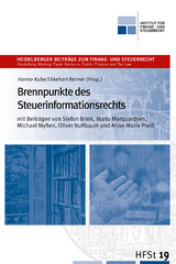 Brennpunkte des Steuerinformationsrechts - 