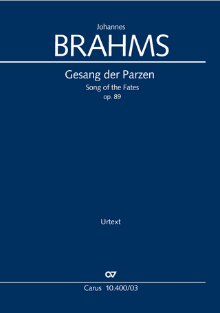 Gesang der Parzen (Klavierauszug)