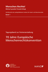 70 Jahre Europ&auml;ische Menschenrechtskonvention - 