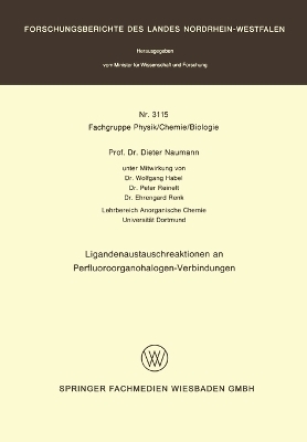 Ligandenaustauschreaktionen an Perfluoroorganohalogen-Verbindungen