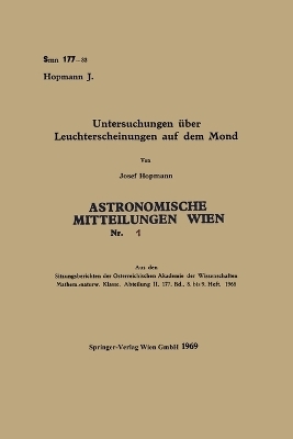 Untersuchungen über Leuchterscheinungen auf dem Mond
