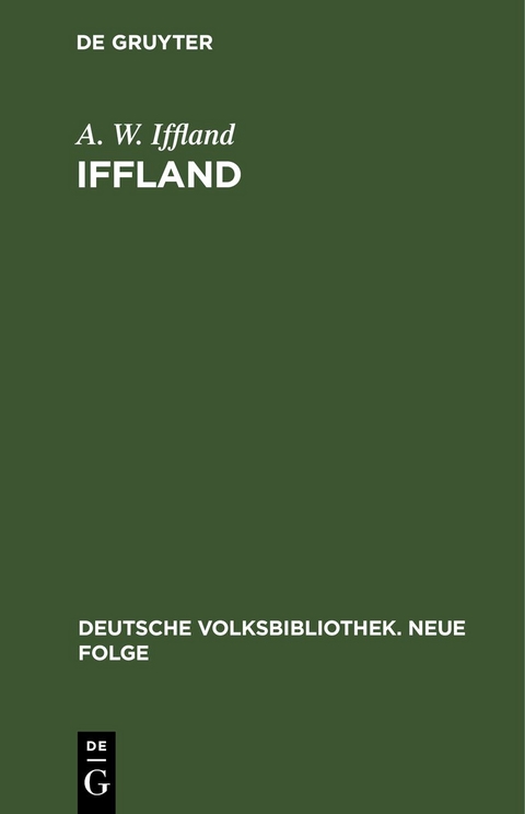 Iffland - A. W. Iffland