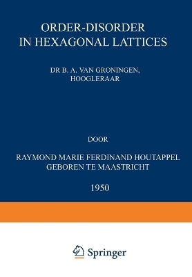 Order-disorder in hexagonal lattices