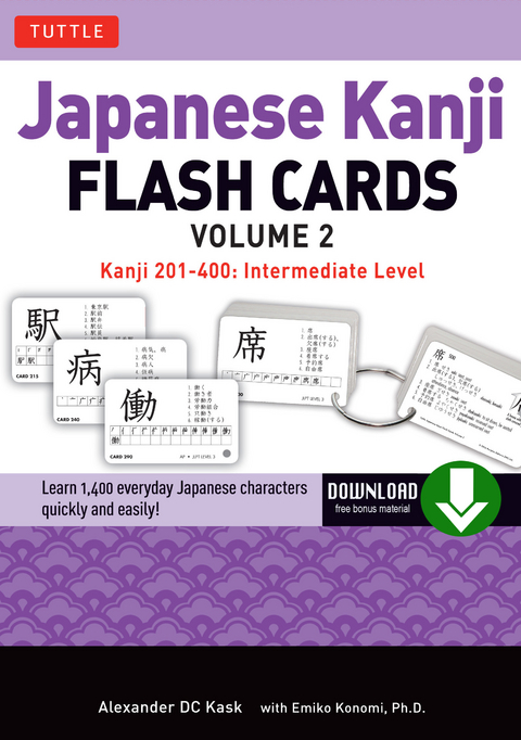 Japanese Kanji Flash Cards Ebook Volume 2 - Alexander Kask