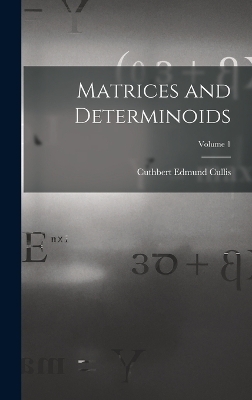 Matrices and Determinoids; Volume 1 - Cuthbert Edmund Cullis