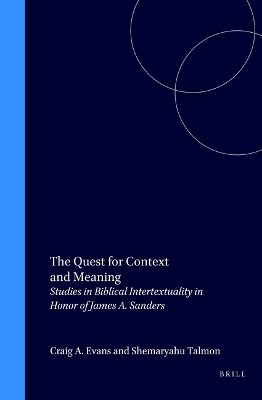 The Quest for Context and Meaning - 
