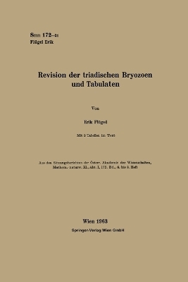 Revision der triadischen Bryozoen und Tabulaten - Erik Fl&uuml;gel