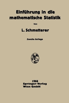 Einführung in Die Mathematische Statistik