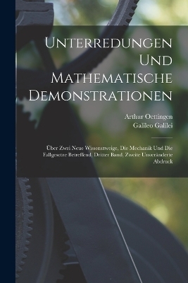 Unterredungen und Mathematische Demonstrationen