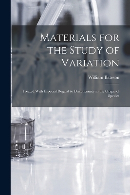 Materials for the Study of Variation