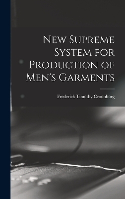 New Supreme System for Production of Men's Garments - 