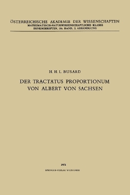 Der Tractatus Proportionum von Albert von Sachsen - Na Albertus